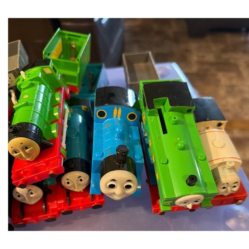 Thomas & Friends TrackMaster Motorized Train Lot Thomas Henry James Diesel Lady